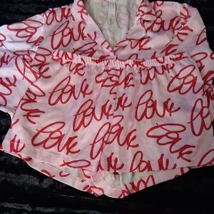 Auden Pink and Red Graphic Top